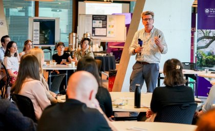 Professor Alex Haslam AM honoured for his service to tertiary education. Supplied Professor Alex Haslam AM honoured for his service to tertiary education. Supplied